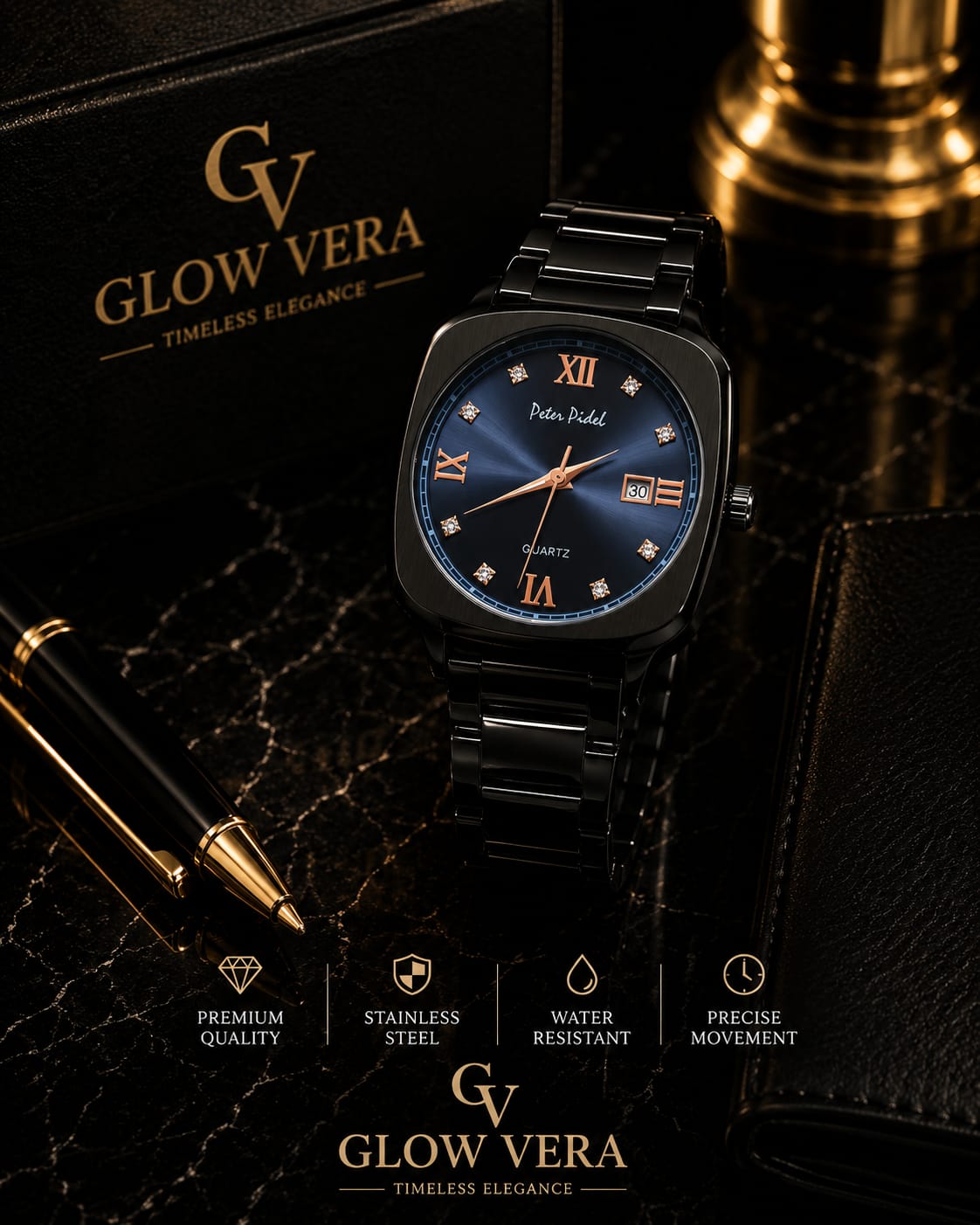Peter Philip Luxury Two Tone Watch