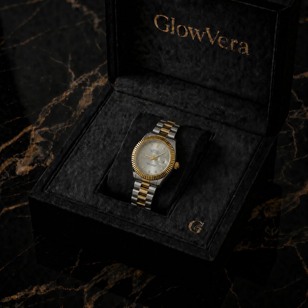 GlowVera Datejust Star-Marker Two-Tone Edition