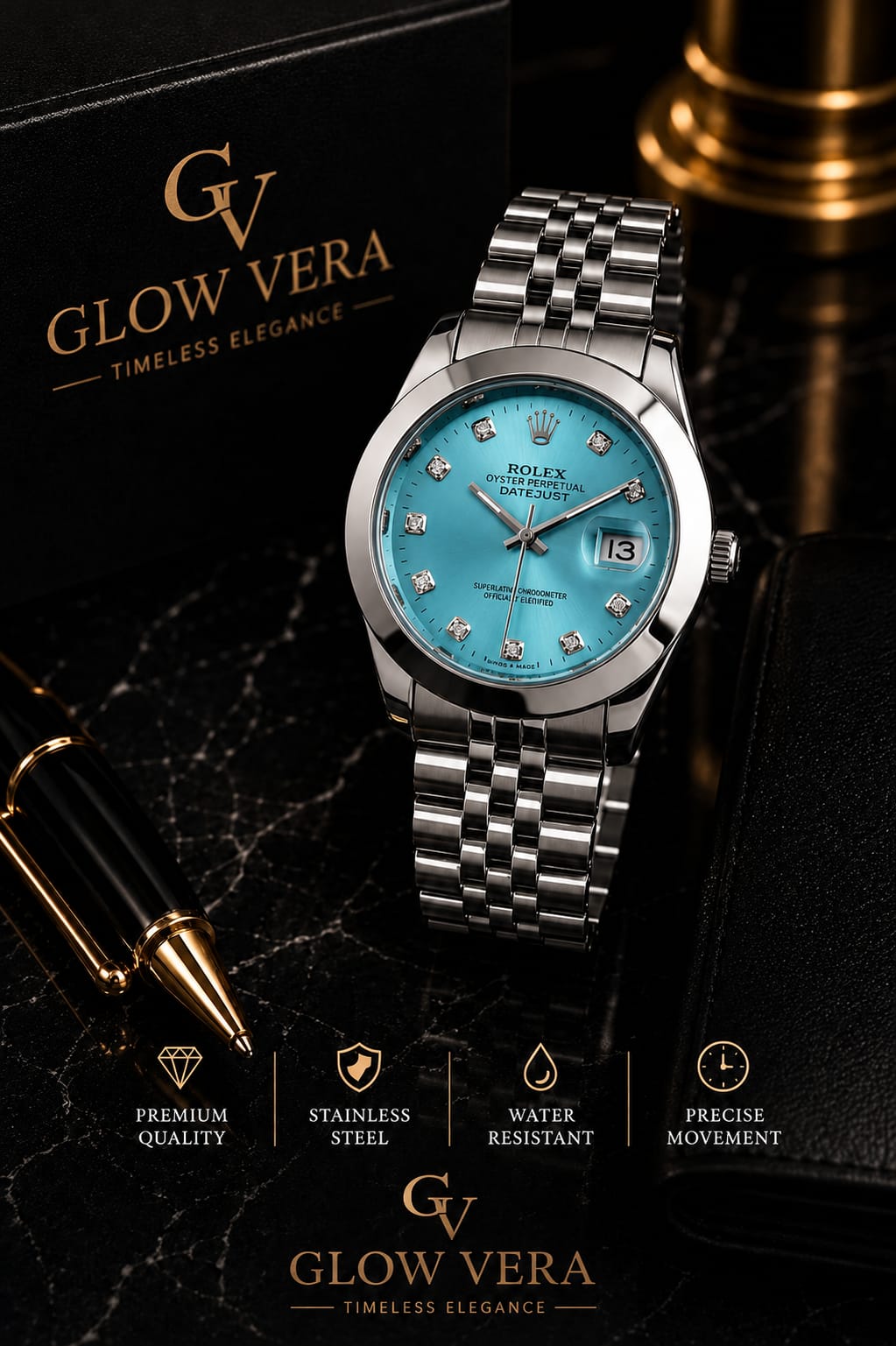 Luxury Oyster Perpetual Datejust Style Watch – Classic Premium Edition