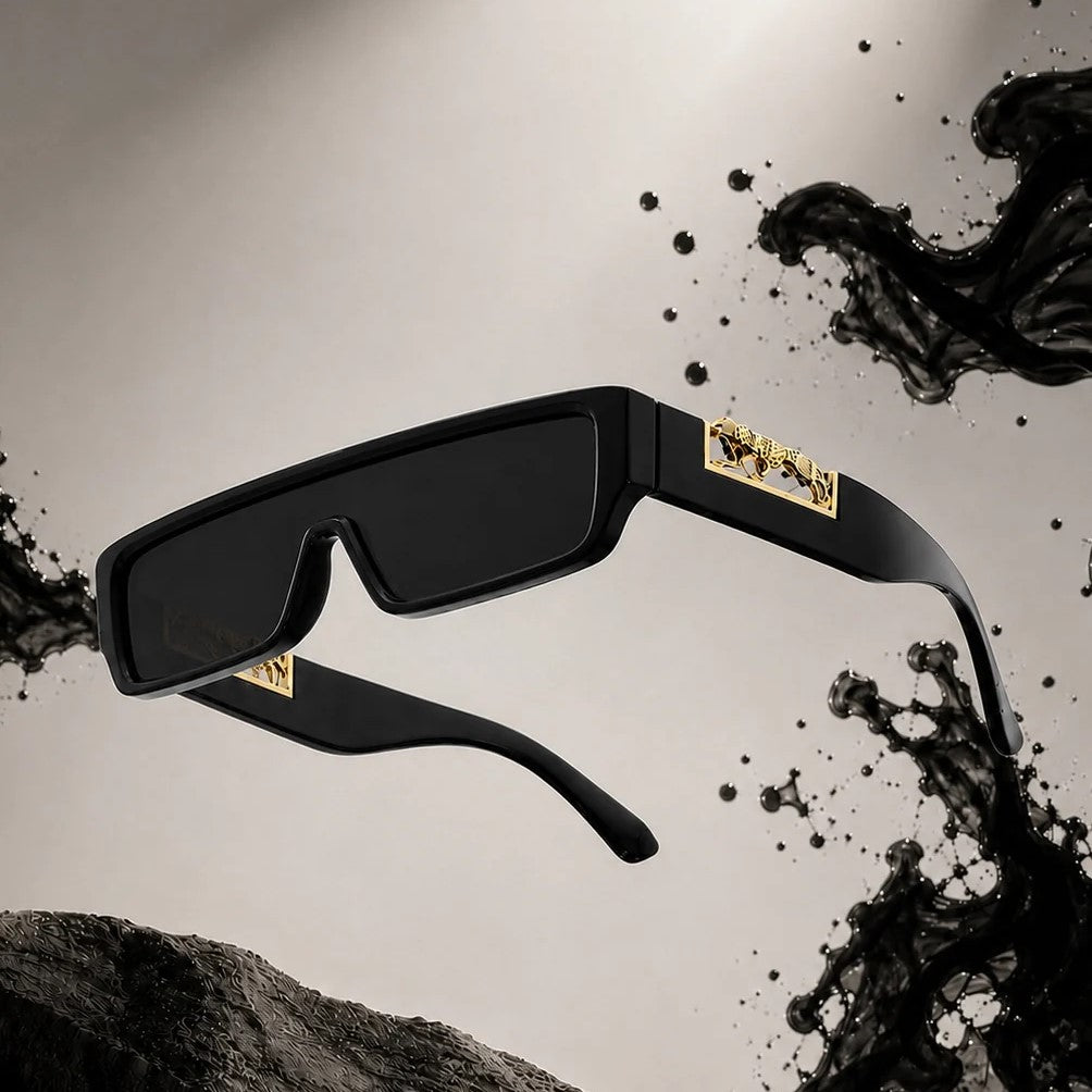 Glow Vera Noir Edge™ Rectangle Sunglasses