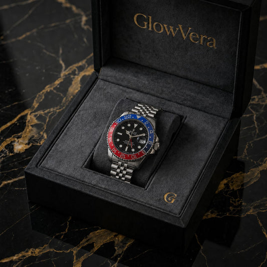GlowVera GMT Blue & Red Executive Edition