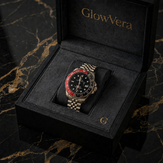 GlowVera GMT Red & Black Executive Edition