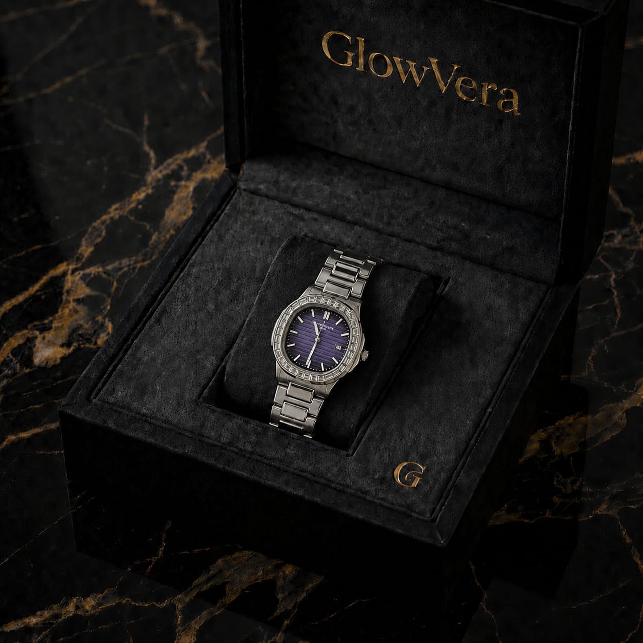 GlowVera Nautilus Daimond Amethyst Edition
