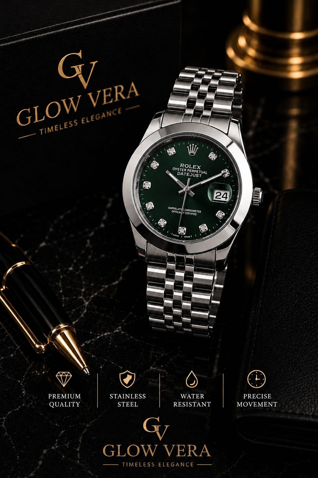 Luxury Oyster Perpetual Datejust Style Watch – Classic Premium Edition